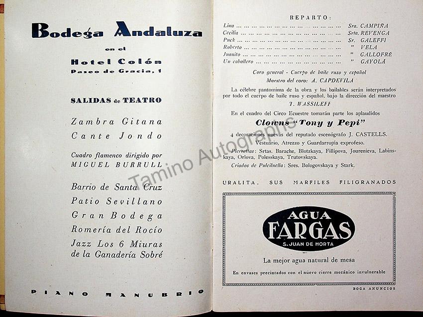 Teatro del Liceo - Collection of 49 Opera Programs 1930-1957 (Part 2) - Image 10