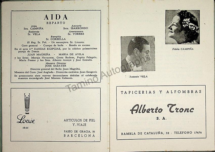 Teatro del Liceo - Collection of 49 Opera Programs 1930-1957 (Part 2) - Image 11