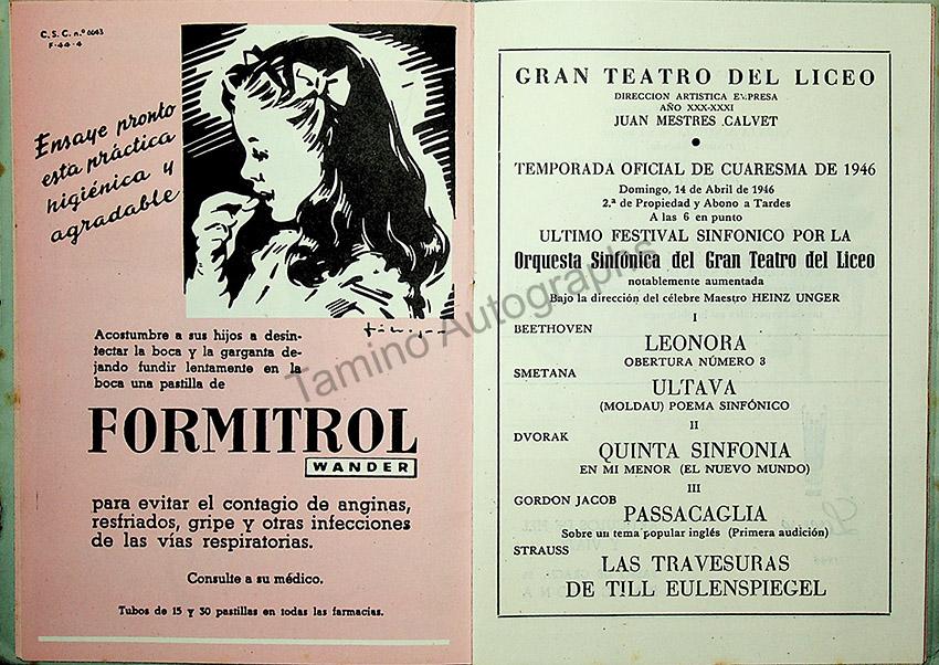 Teatro del Liceo - Collection of 49 Opera Programs 1930-1957 (Part 2) - Image 14