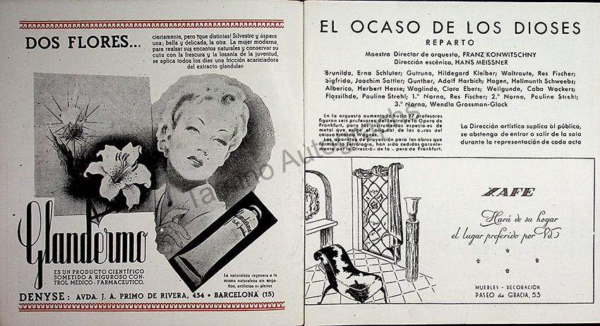 Teatro del Liceo - Collection of 49 Opera Programs 1930-1957 (Part 2) - Image 17