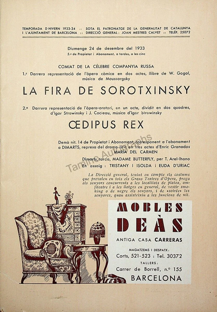 Teatro del Liceo - Collection of 49 Opera Programs 1930-1957 (Part 2) - Image 2