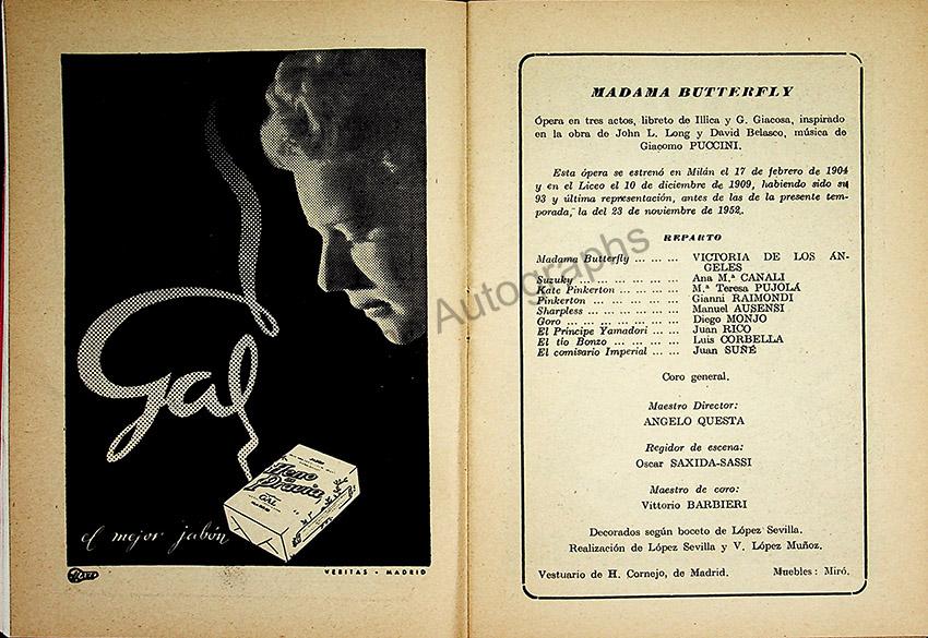 Teatro del Liceo - Collection of 49 Opera Programs 1930-1957 (Part 2) - Image 26