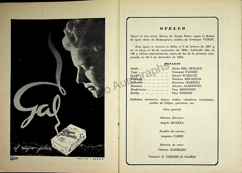 Teatro del Liceo - Collection of 49 Opera Programs 1930-1957 (Part 2) - Image 27