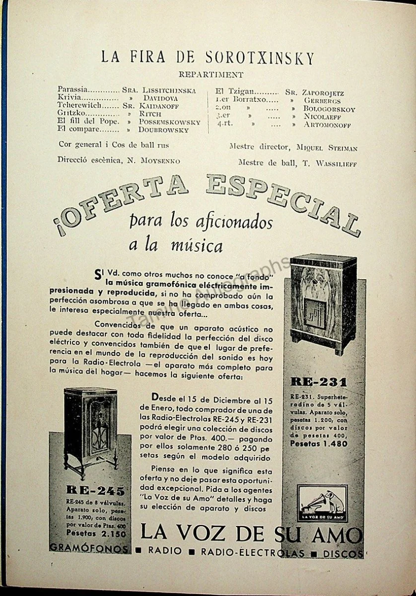 Teatro del Liceo - Collection of 49 Opera Programs 1930-1957 (Part 2) - Image 3