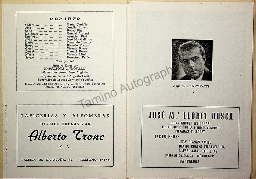 Teatro del Liceo - Collection of 49 Opera Programs 1930-1957 (Part 2) - Image 30