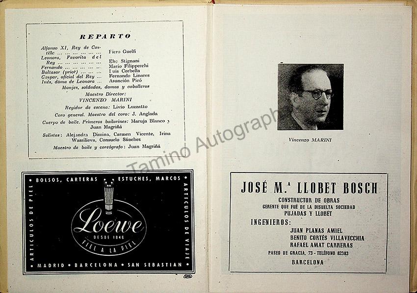 Teatro del Liceo - Collection of 49 Opera Programs 1930-1957 (Part 2) - Image 36