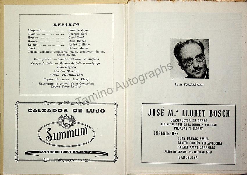 Teatro del Liceo - Collection of 49 Opera Programs 1930-1957 (Part 2) - Image 37