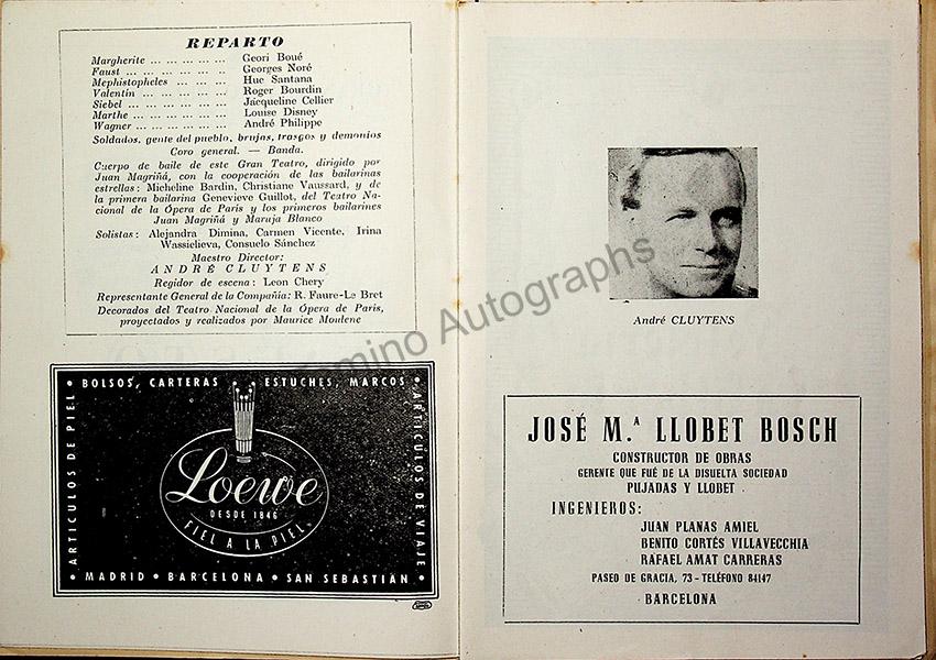 Teatro del Liceo - Collection of 49 Opera Programs 1930-1957 (Part 2) - Image 39