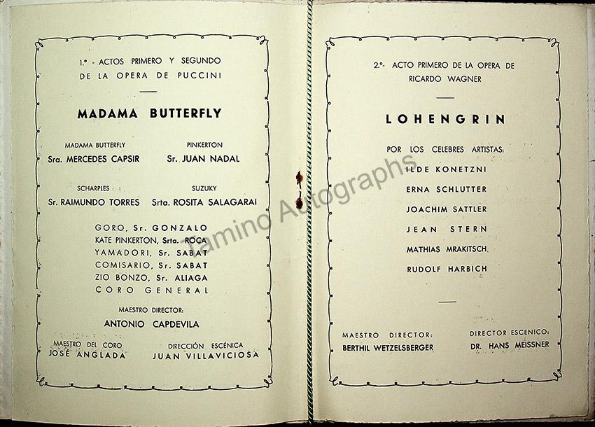 Teatro del Liceo - Collection of 49 Opera Programs 1930-1957 (Part 2) - Image 4