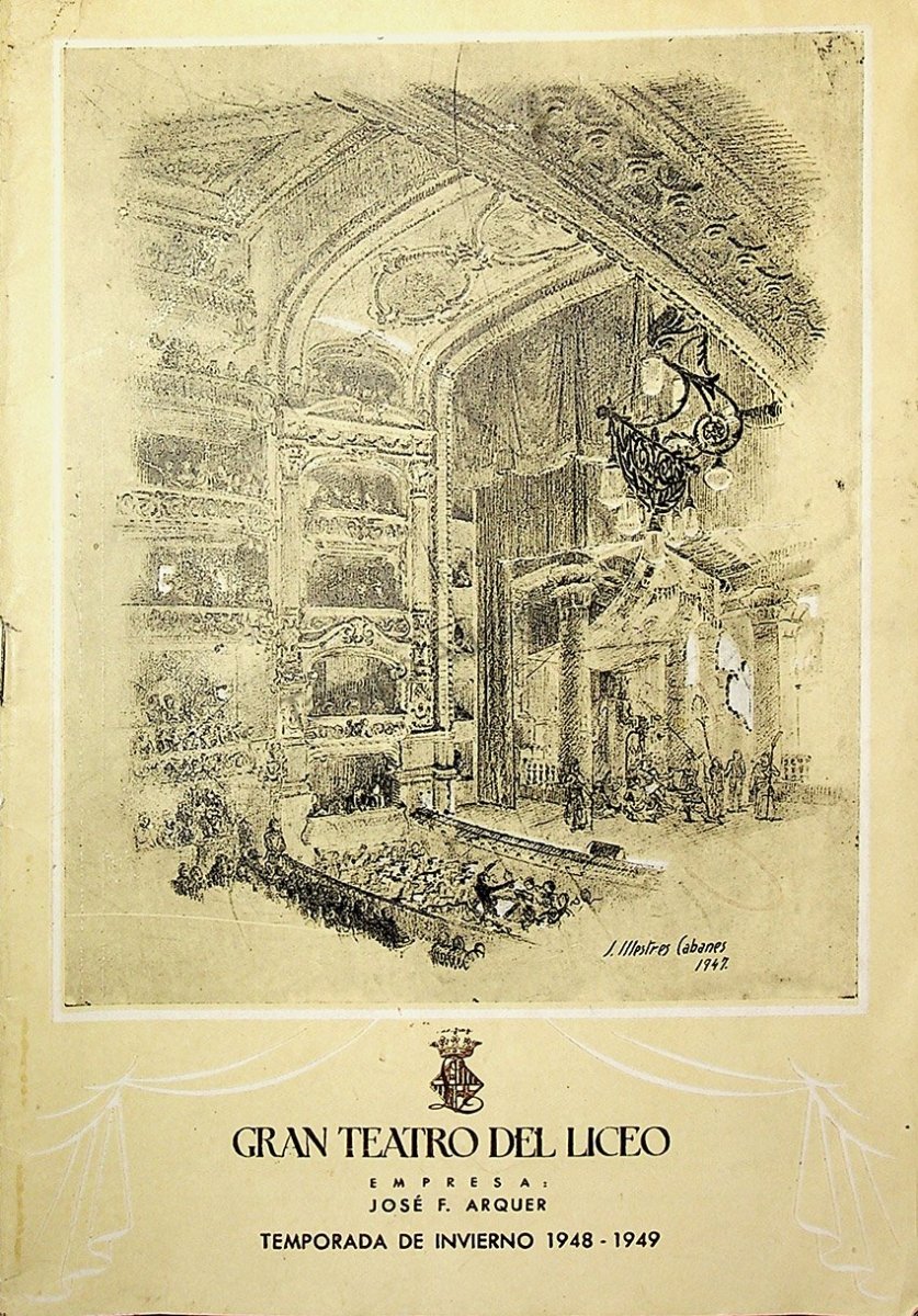 Teatro del Liceo - Collection of 49 Opera Programs 1930-1957 (Part 2) - Image 43