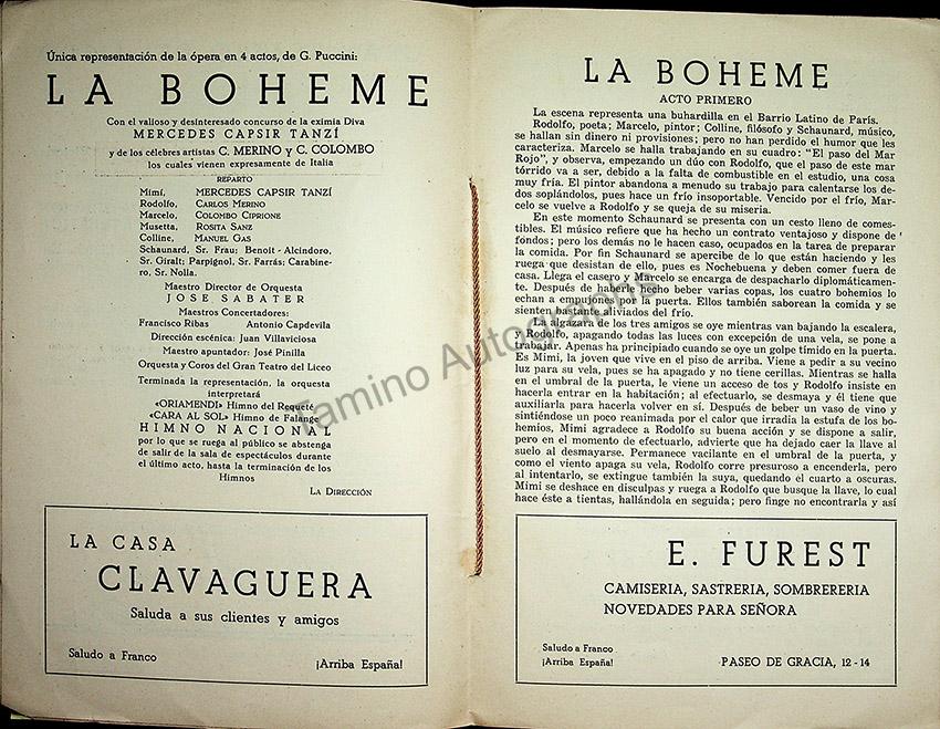 Teatro del Liceo - Collection of 49 Opera Programs 1930-1957 (Part 2) - Image 45