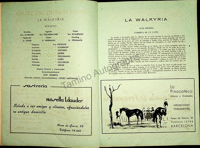 Teatro del Liceo - Collection of 49 Opera Programs 1930-1957 (Part 2) - Image 46