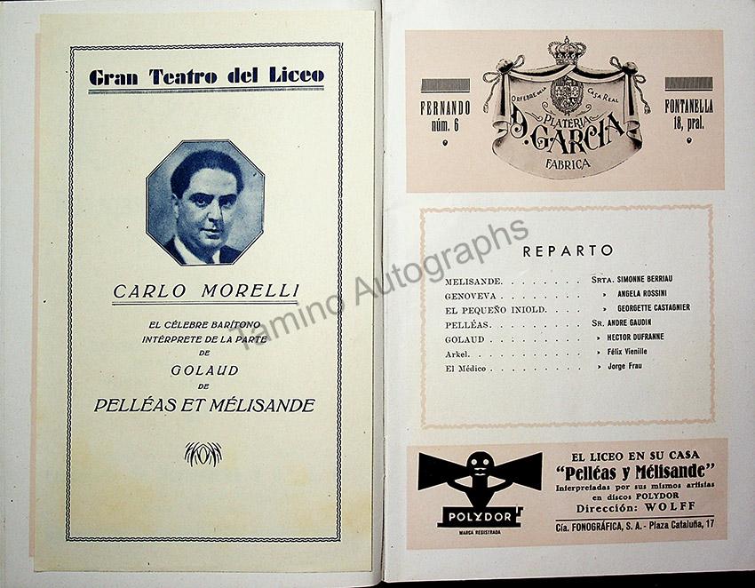 Teatro del Liceo - Collection of 49 Opera Programs 1930-1957 (Part 2) - Image 54