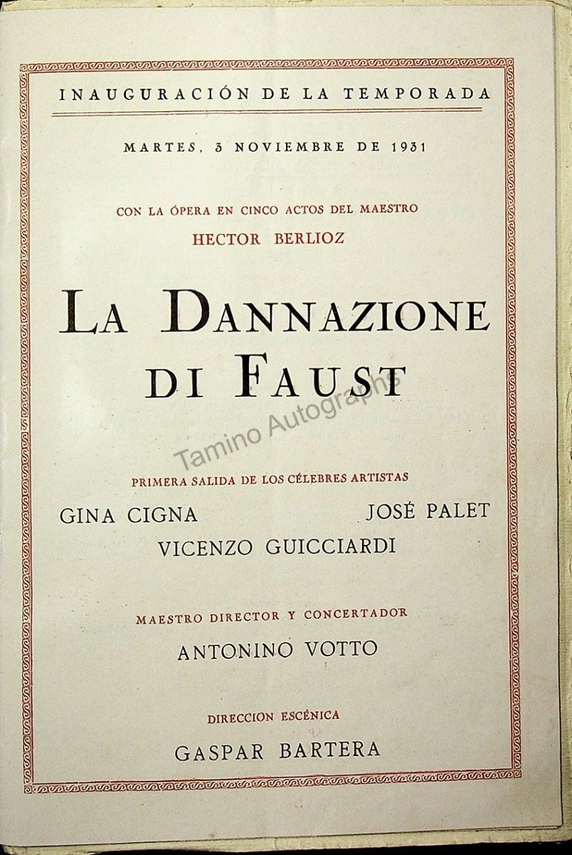 Teatro del Liceo - Collection of 49 Opera Programs 1930-1957 (Part 2) - Image 59