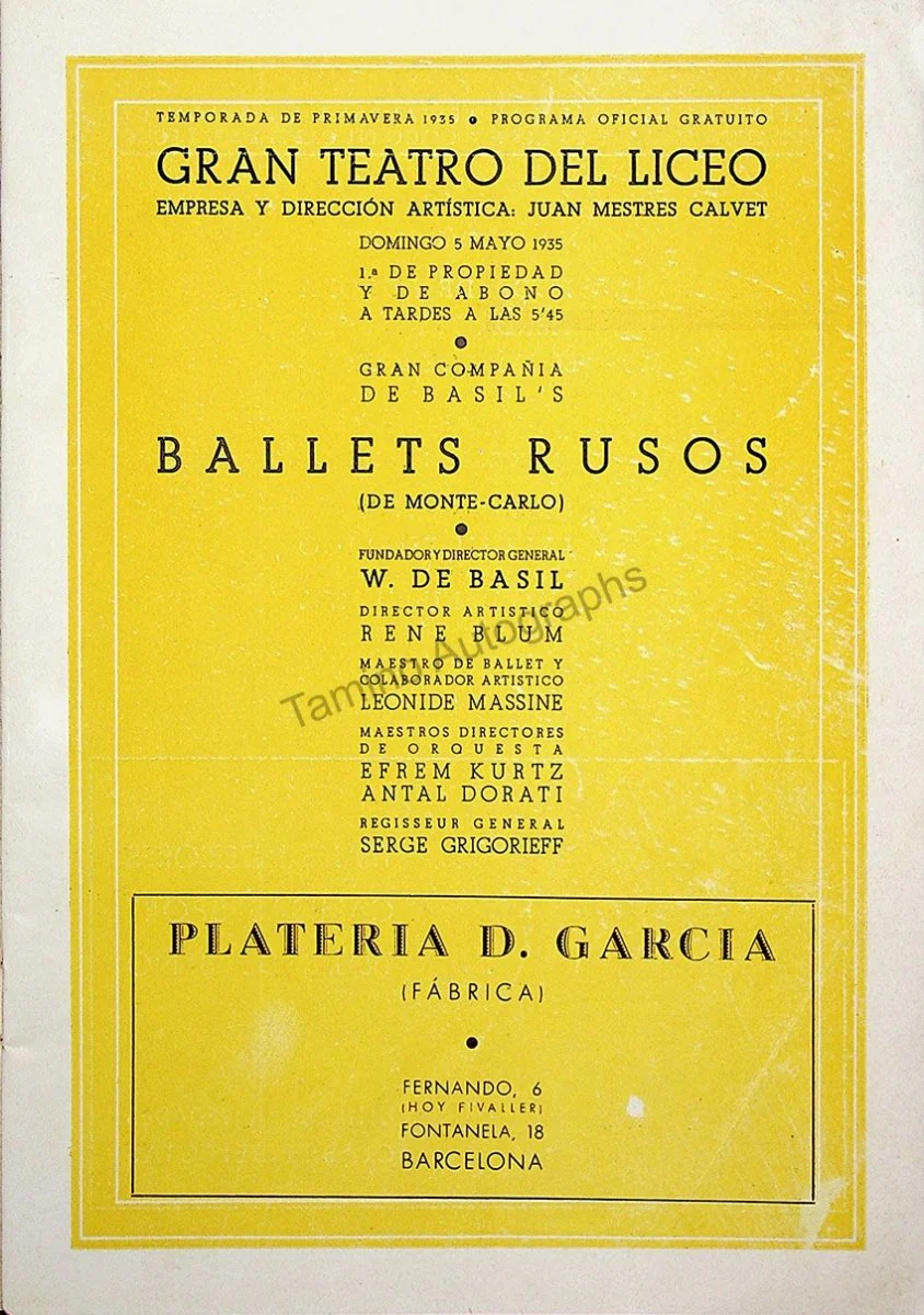 Teatro del Liceo - Collection of 49 Opera Programs 1930-1957 (Part 2) - Image 62