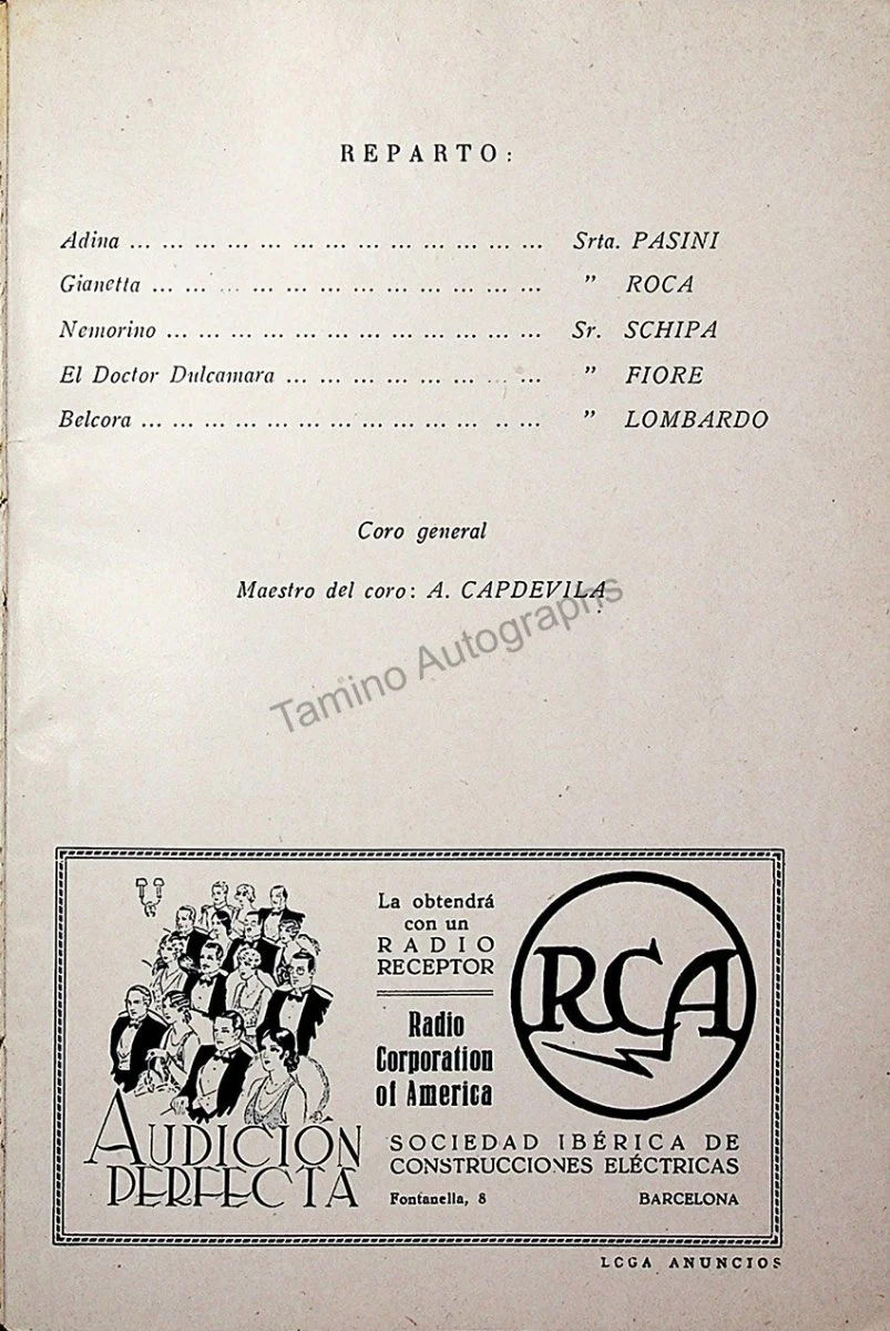 Teatro del Liceo - Collection of 49 Opera Programs 1930-1957 (Part 2) - Image 7