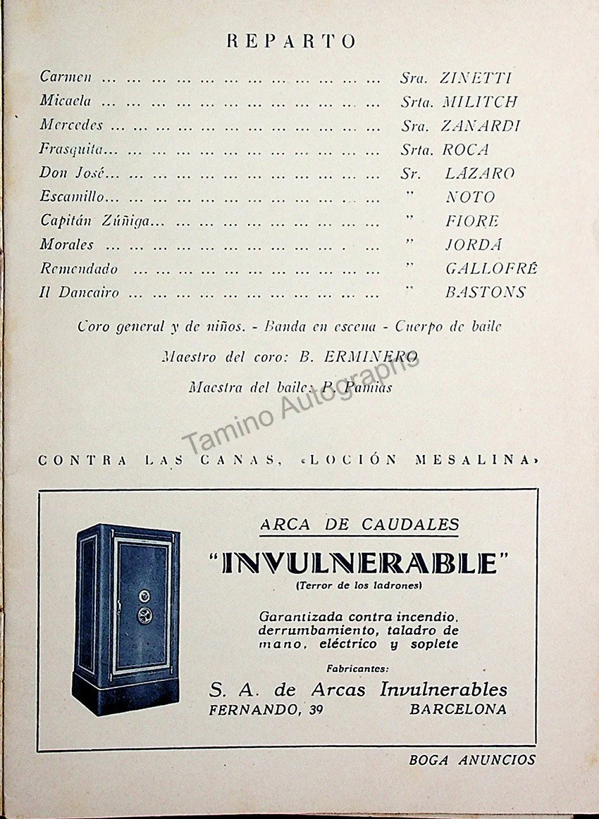 Teatro del Liceo - Program Collection of 61 Opera Programs 1887-1930 - Image 121