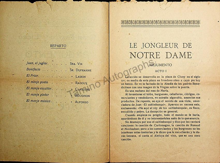 Teatro del Liceo - Program Collection of 61 Opera Programs 1887-1930 - Image 33