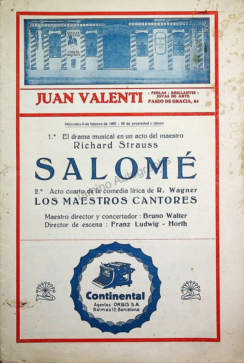 Teatro del Liceo - Program Collection of 61 Opera Programs 1887-1930 - Image 40