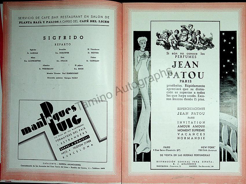 Teatro del Liceo - Collection of 60+ Opera Programs 1930-1957 (Part 1) - Image 3