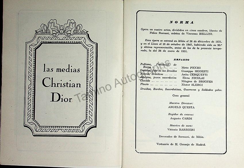 Teatro del Liceo - Collection of 60+ Opera Programs 1930-1957 (Part 1) - Image 33