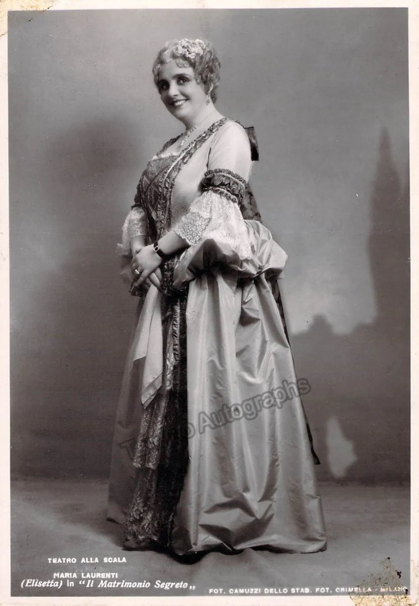 Teatro La Scala Opera Singers - Lot of 50 Photographs - Image 20
