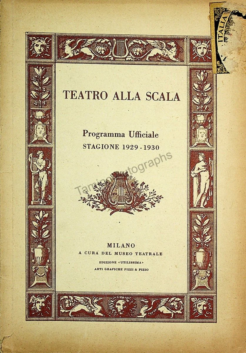 Teatro La Scala - Program Lot 1911-1939 - Image 11
