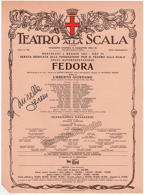 Teatro La Scala - Signed Opera Playbills (Various Artists) - Image 19