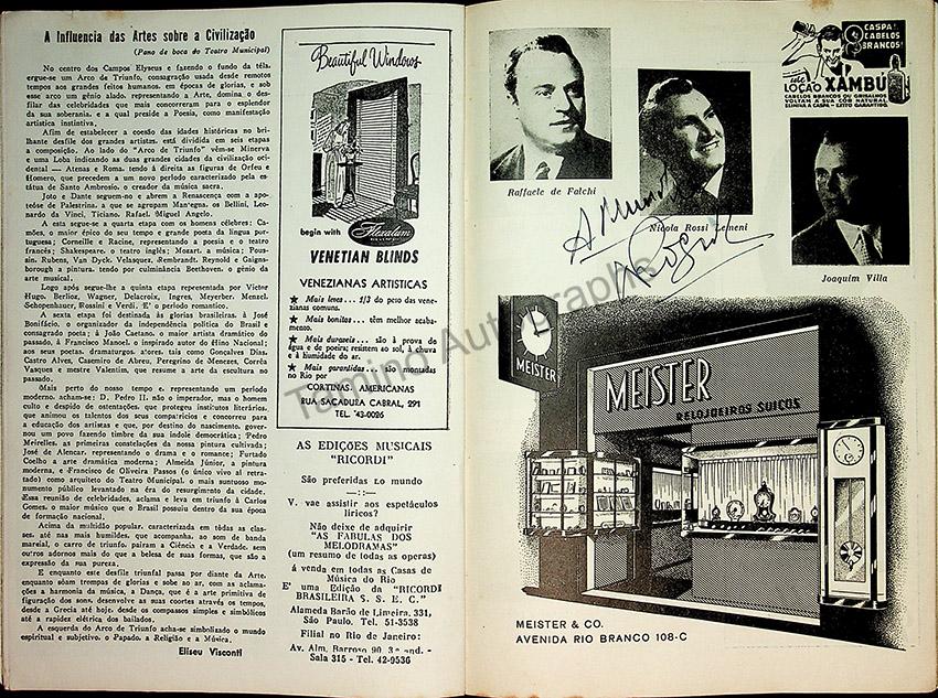 Teatro Municipal Rio de Janeiro - Signed Program Lot - Image 18