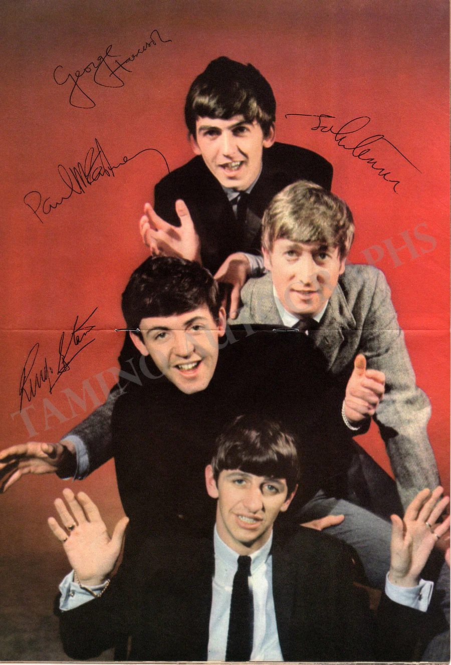 The Beatles - Brochure Signed By All Four Members - Image 3
