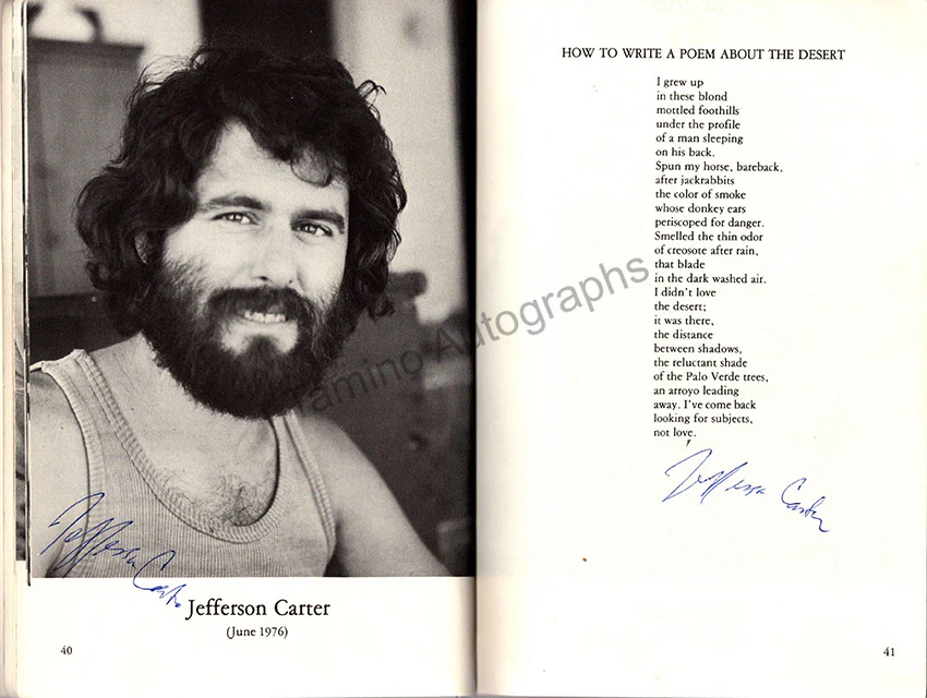 The Face of Poetry - Signed Book by 32 Authors - Image 30