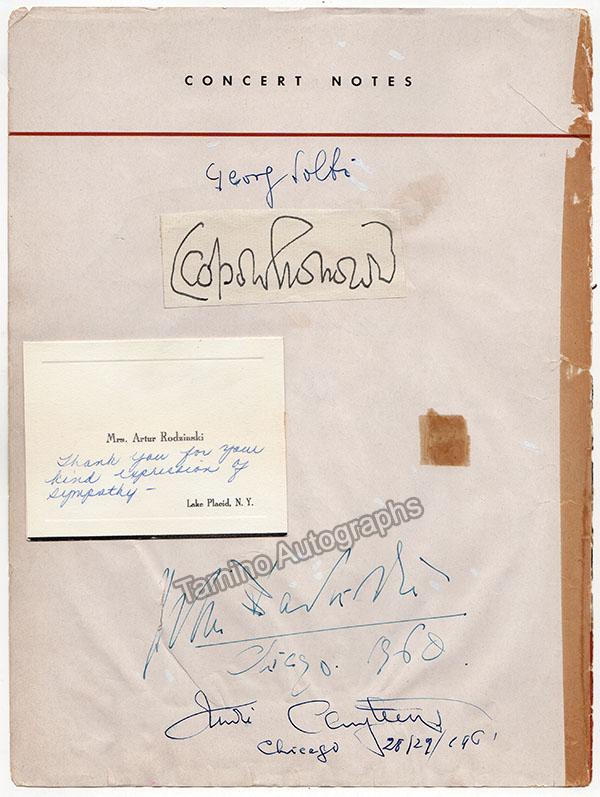 The Instruments of the Orchestra - Booklet signed by +25 famous conductors - Image 2