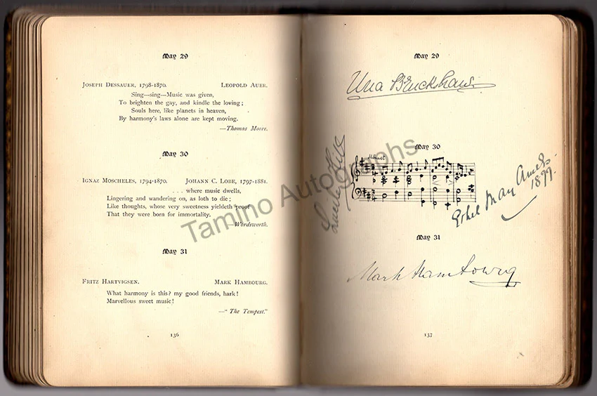 The Music of the Poets - Book Signed by Many Artists 1899-1910s - Image 15