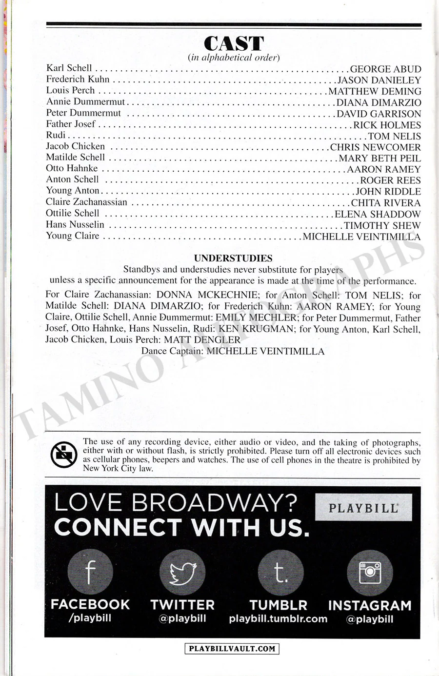 The Visit - Signed Broadway Playbill - Image 2