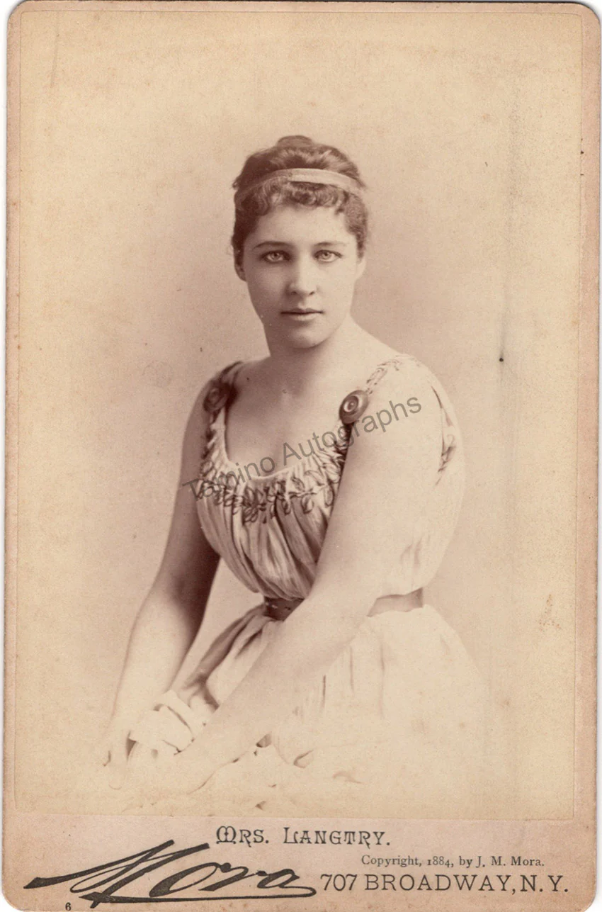 Theater Actors & Actresses - Lot of 9 Vintage Cabinet Photos (by Mora) - Image 5
