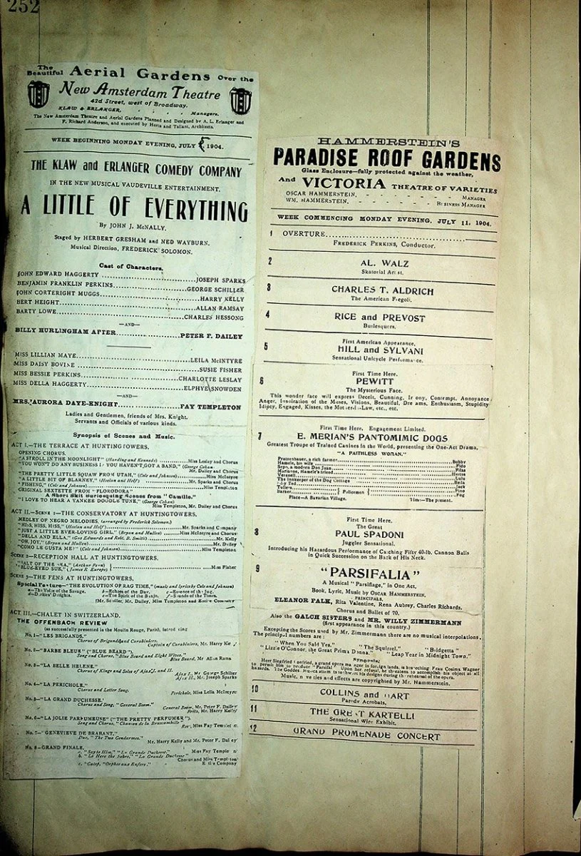Theater - Large Program Clip Collection 1880-1925 - Image 142