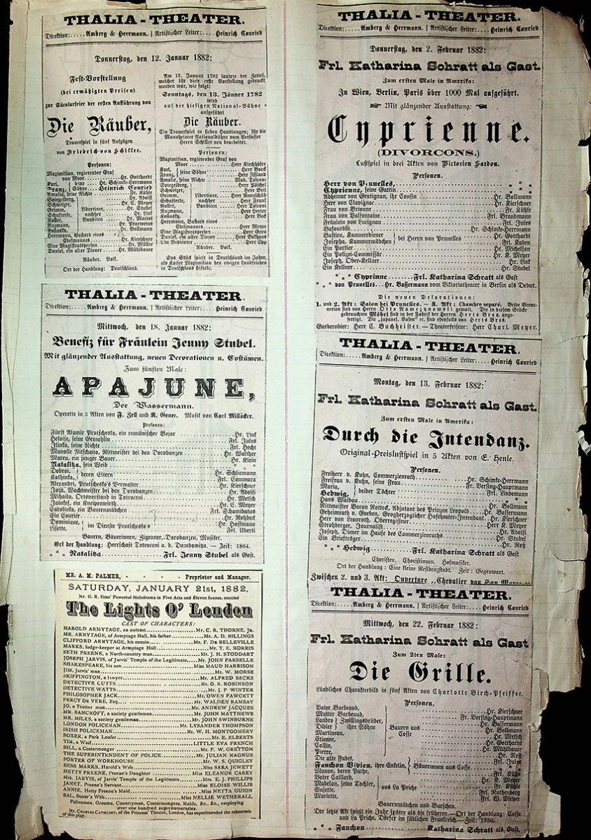 Theater - Large Program Clip Collection 1880-1925 - Image 17
