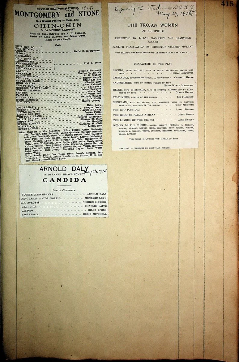 Theater - Large Program Clip Collection 1880-1925 - Image 202