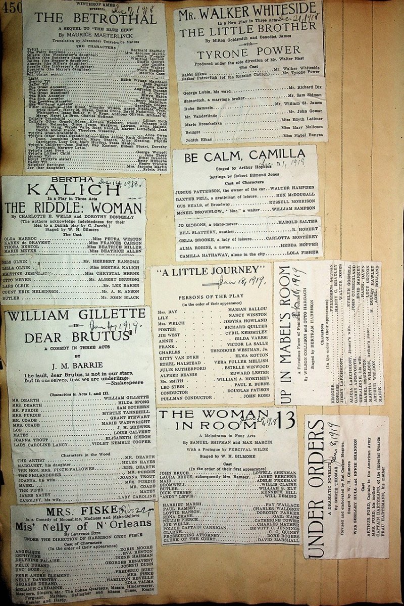 Theater - Large Program Clip Collection 1880-1925 - Image 217