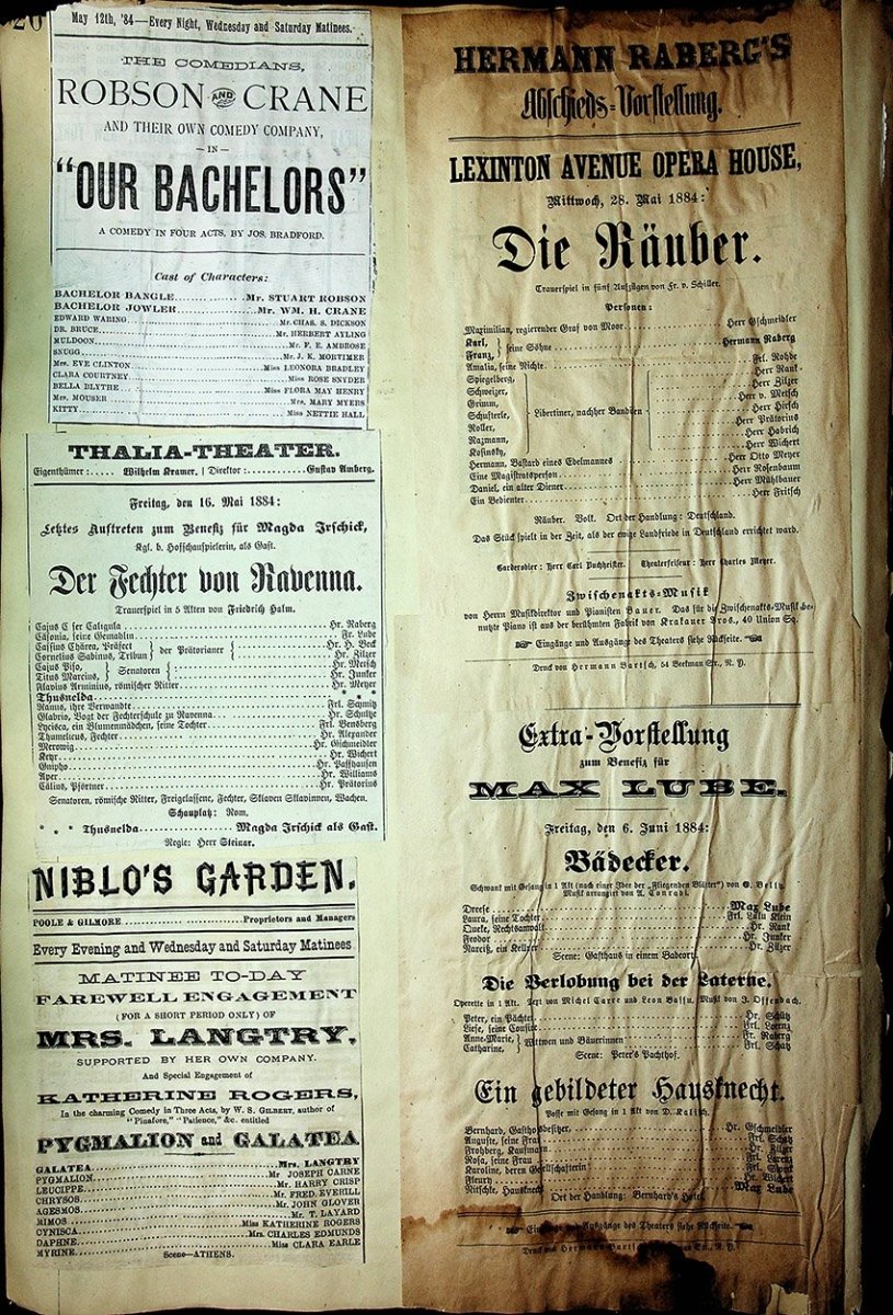 Theater - Large Program Clip Collection 1880-1925 - Image 32