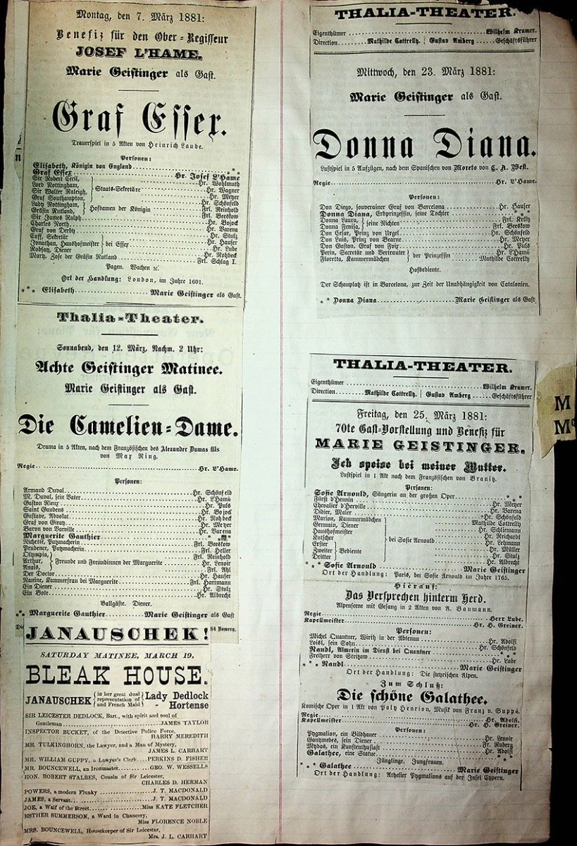 Theater - Large Program Clip Collection 1880-1925 - Image 9