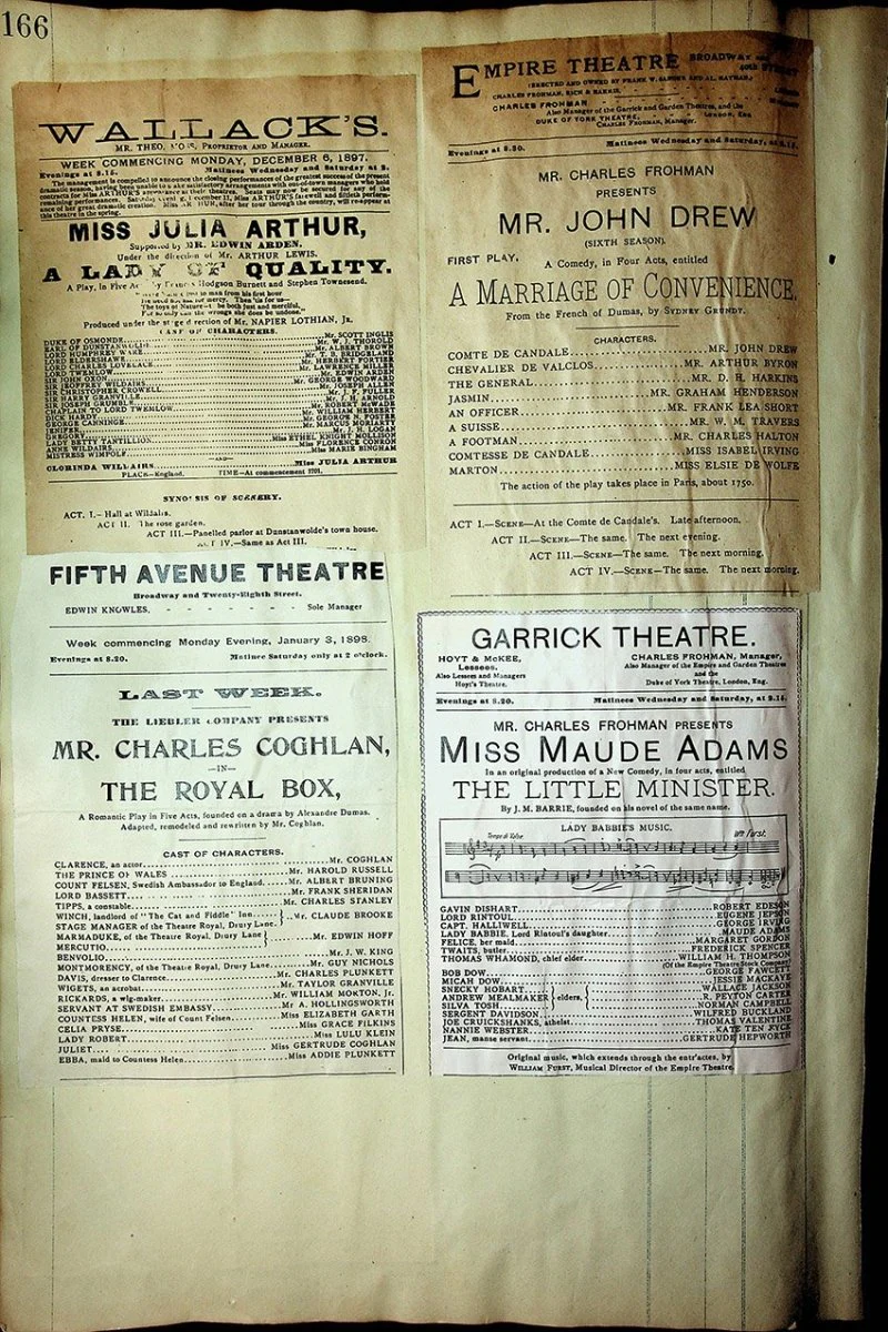Theater - Large Program Clip Collection 1880-1925 - Image 94