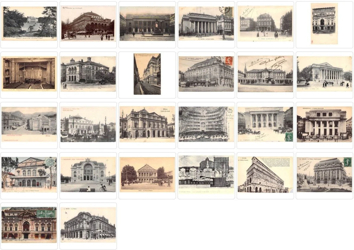 Theaters of the World - Large Postcard Collection - Image 25