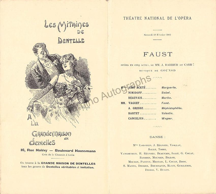 Theatre National de L“Opera - L“Illustration - Program Lot 1894-1903 - Image 30