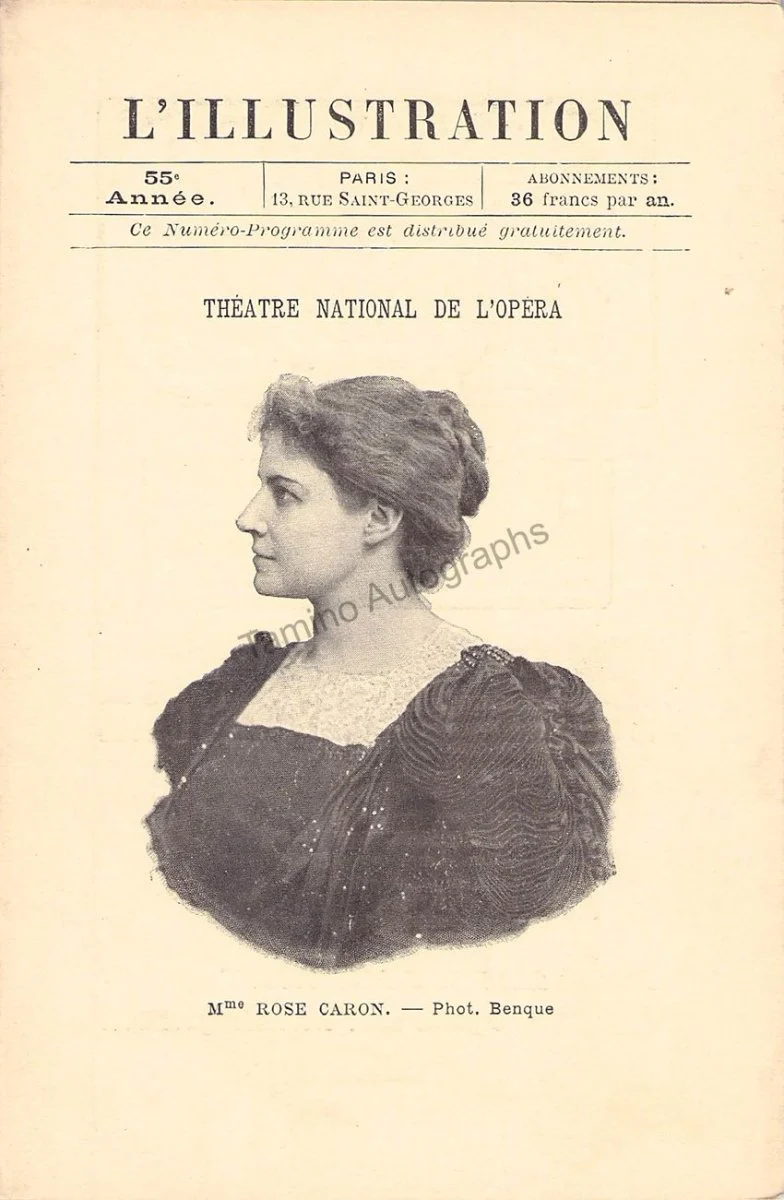 Theatre National de L“Opera - L“Illustration - Program Lot 1894-1903 - Image 9