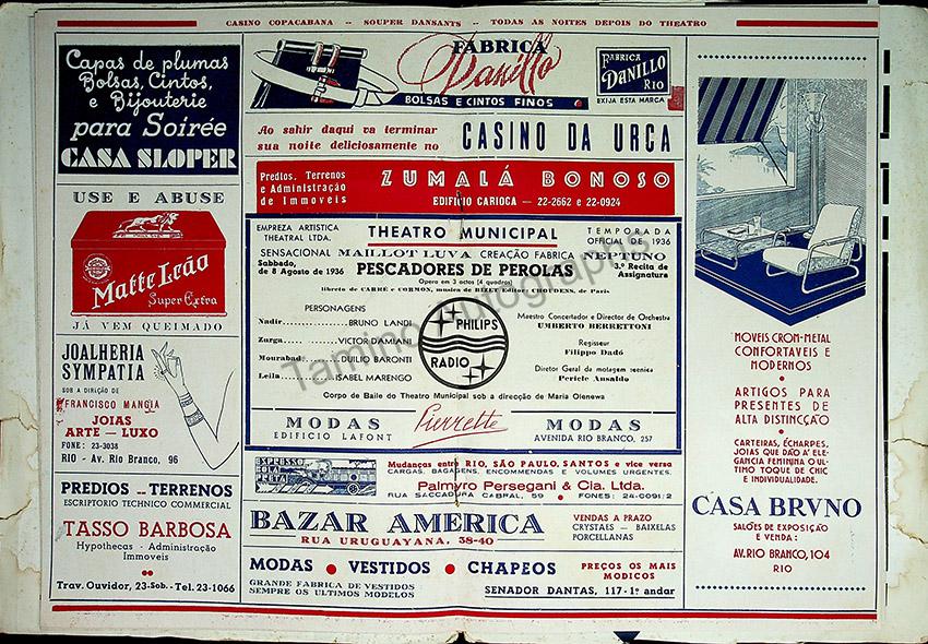Theatro Municipal Rio de Janeiro, Brasil - Collection of 55+ Opera Programs 1923-1950 - Image 16