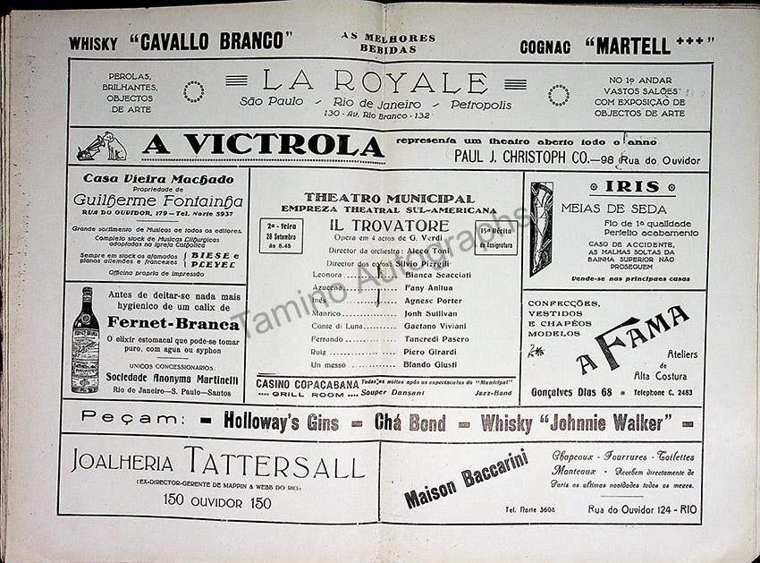 Theatro Municipal Rio de Janeiro, Brasil - Collection of 55+ Opera Programs 1923-1950 - Image 20