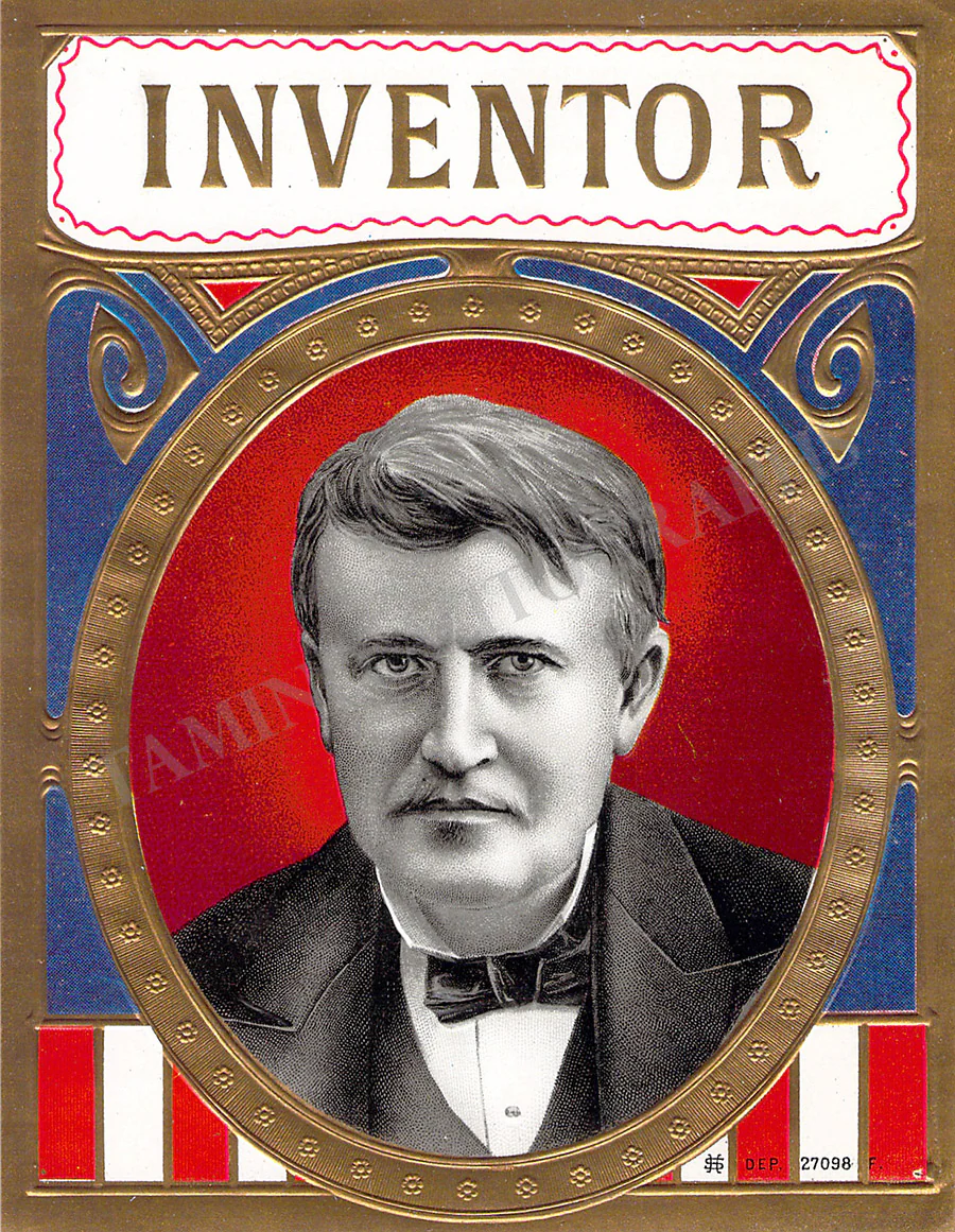 Edison, Thomas Alva - Signed Card - Image 2