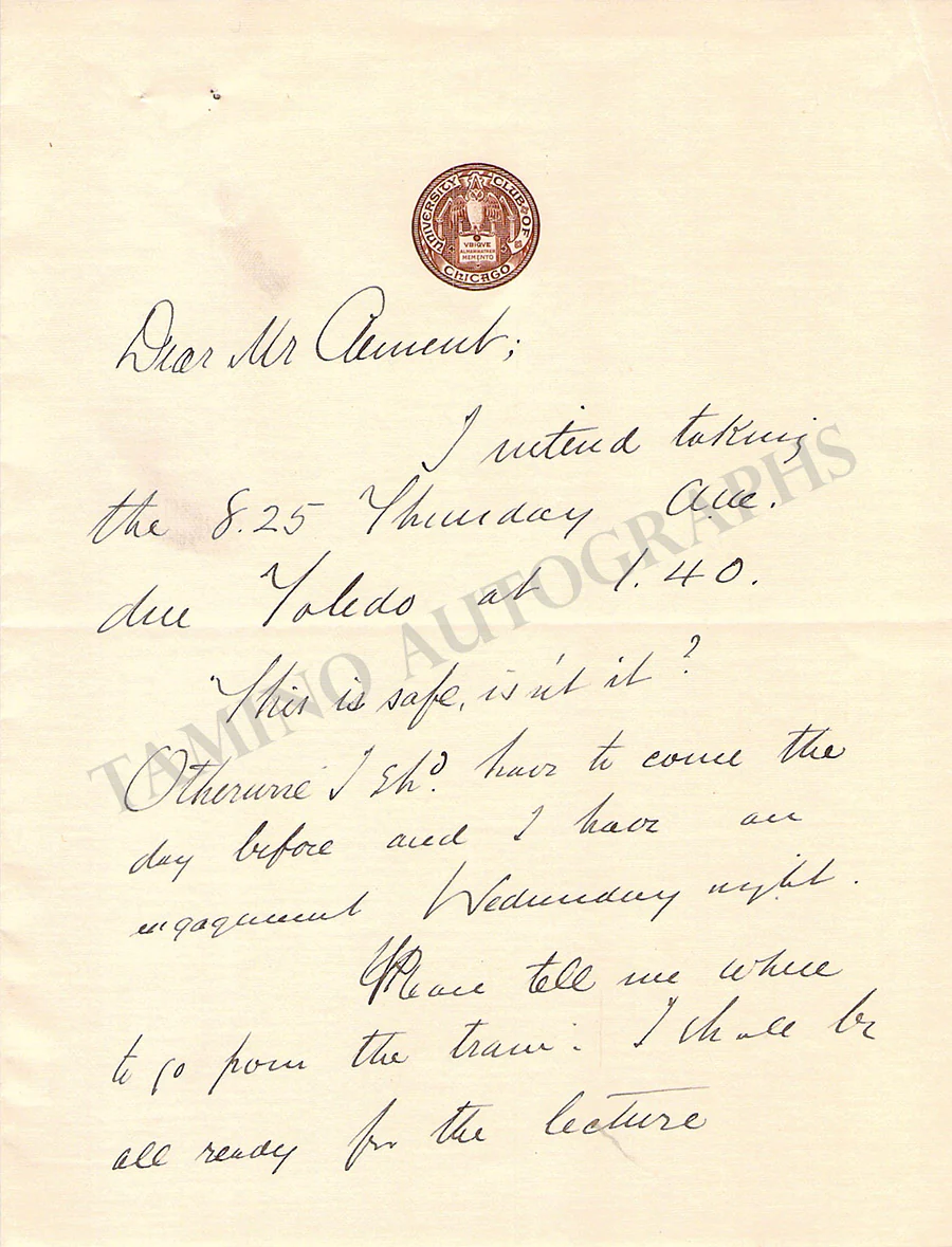 Whitney Surette, Thomas - Set of 4 Autograph Letters Signed - Image 5