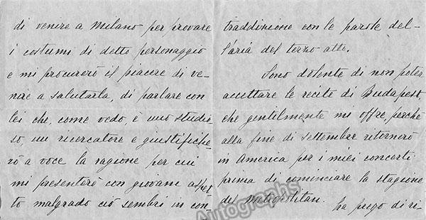 Ruffo, Titta - Autograph Manuscripts (Various Options) - Image 4